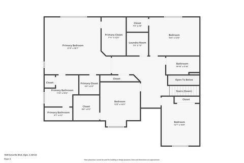 Tiny photo for 1849 Amarillo Boulevard, Elgin, IL 60124 (MLS # 12637589)