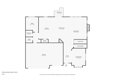 Tiny photo for 1849 Amarillo Boulevard, Elgin, IL 60124 (MLS # 12637589)