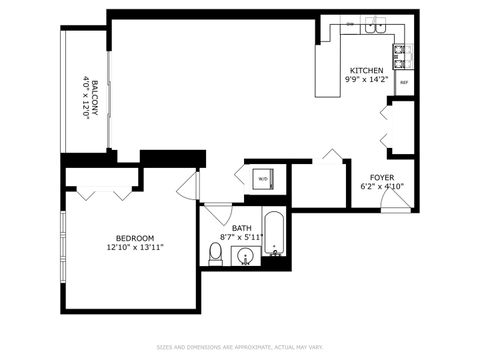 Tiny photo for 125 S Jefferson Street #2110, Chicago, IL 60661 (MLS # 12465779)