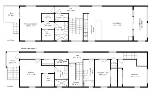 Tiny photo for 1118 W 19th Street #2, Chicago, IL 60608 (MLS # 12766836)