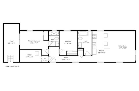 Tiny photo for 1118 W 19th Street #2, Chicago, IL 60608 (MLS # 12766836)