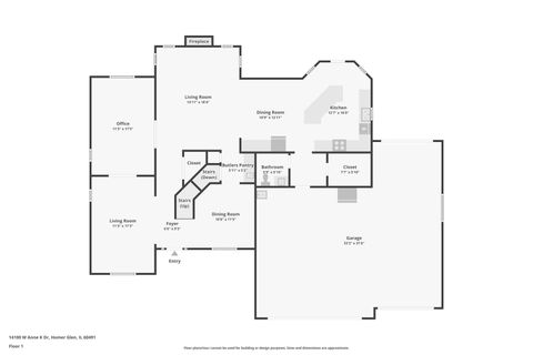 Tiny photo for 14100 W Anne K Drive, Homer Glen, IL 60491 (MLS # 12659429)