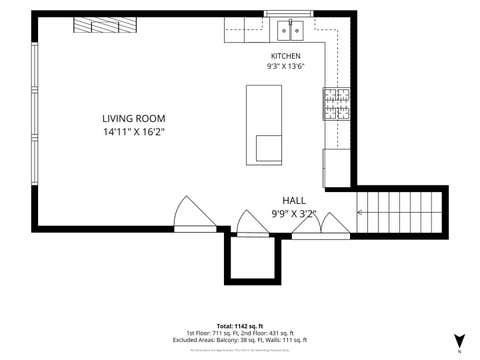 Tiny photo for 4038 N Western Avenue #2S, Chicago, IL 60618 (MLS # 12569129)