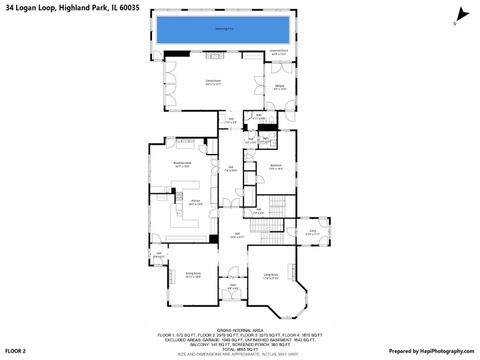 Tiny photo for 34 Logan Loop, Highland Park, IL 60035 (MLS # 12482072)