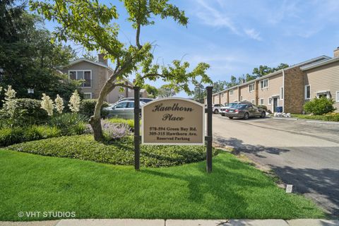 Tiny photo for 313 Hawthorn Avenue #F, Glencoe, IL 60022 (MLS # 12412674)