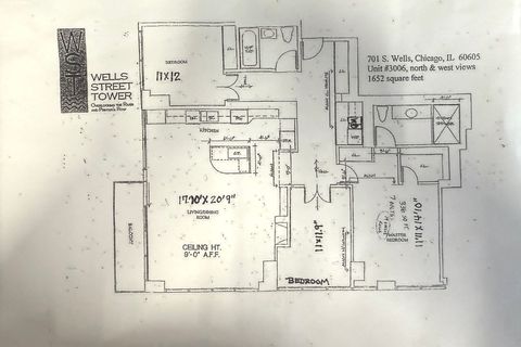 Tiny photo for 701 S Wells Street #3006, Chicago, IL 60607 (MLS # 12494647)