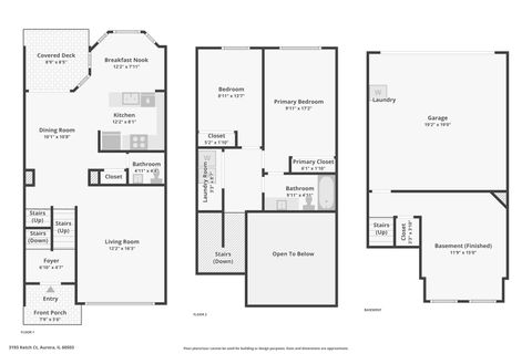 Tiny photo for 3193 Ketch Court, Aurora, IL 60503 (MLS # 12677336)