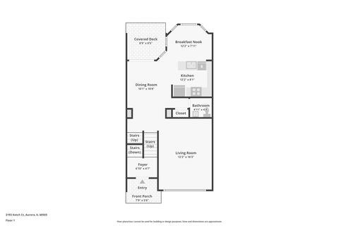 Tiny photo for 3193 Ketch Court, Aurora, IL 60503 (MLS # 12677336)