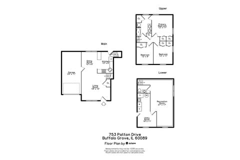 Tiny photo for 753 Patton Drive, Buffalo Grove, IL 60089 (MLS # 12515728)
