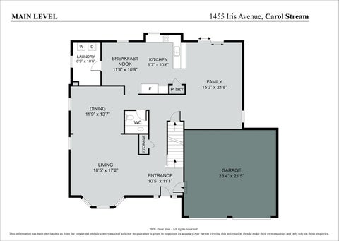 Tiny photo for 1455 Iris Avenue, Carol Stream, IL 60188 (MLS # 12760255)