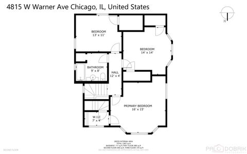 Tiny photo for 4815 W Warner Avenue, Chicago, IL 60641 (MLS # 12619312)