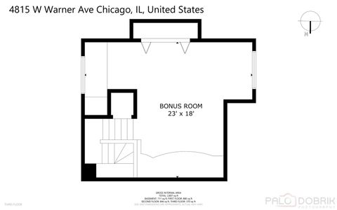 Tiny photo for 4815 W Warner Avenue, Chicago, IL 60641 (MLS # 12619312)