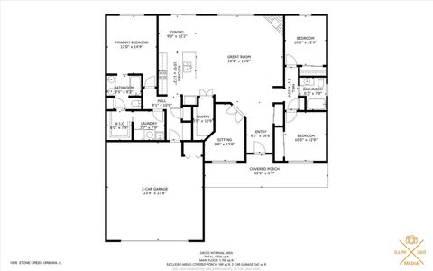 Tiny photo for 1909 S Stone Creek Boulevard, Urbana, IL 61802 (MLS # 12494780)