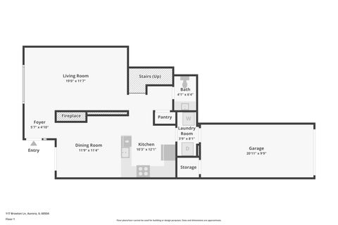 Tiny photo for 117 Braxton Lane, Aurora, IL 60504 (MLS # 12589228)