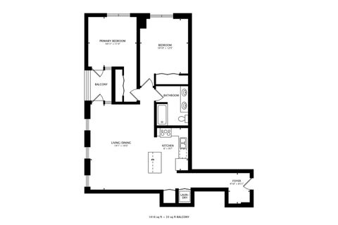 Tiny photo for 1255 S STATE Street #917, Chicago, IL 60605 (MLS # 12487374)