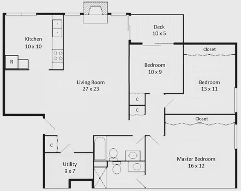 Tiny photo for 6267 Trinity Drive #2-D, Lisle, IL 60532 (MLS # 12536439)