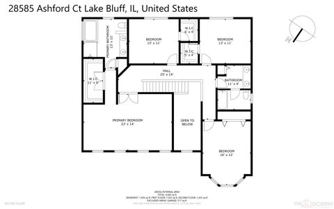 Tiny photo for 28585 Ashford Court, Lake Bluff, IL 60044 (MLS # 12445317)