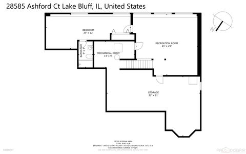 Tiny photo for 28585 Ashford Court, Lake Bluff, IL 60044 (MLS # 12445317)