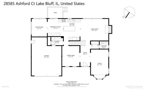 Tiny photo for 28585 Ashford Court, Lake Bluff, IL 60044 (MLS # 12445317)