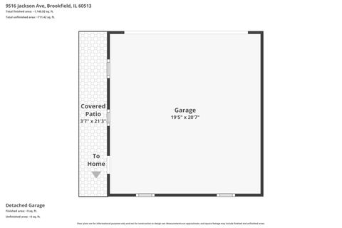 Tiny photo for 9516 Jackson Avenue, Brookfield, IL 60513 (MLS # 12692053)