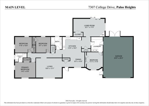 Tiny photo for 7307 W College Drive, Palos Heights, IL 60463 (MLS # 12772272)