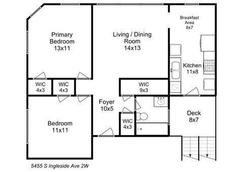 Tiny photo for 5455 S Ingleside Avenue #2W, Chicago, IL 60615 (MLS # 12466740)