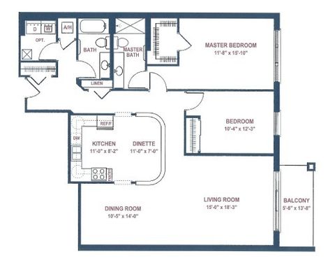 Tiny photo for 200 W Campbell Street #705, Arlington Heights, IL 60005 (MLS # 12518313)