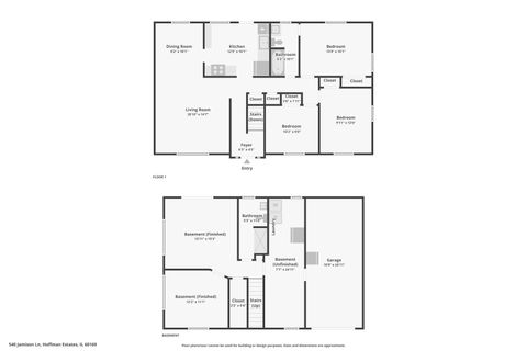 Tiny photo for 540 Jamison Lane, Hoffman Estates, IL 60169 (MLS # 12450388)