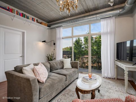 Tiny photo for 1228 W MONROE Street #408, Chicago, IL 60607 (MLS # 12499368)