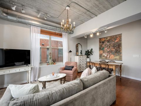 Tiny photo for 1228 W MONROE Street #408, Chicago, IL 60607 (MLS # 12499368)