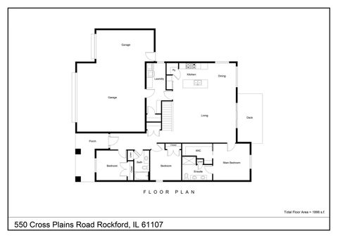Tiny photo for 550 Cross Plains Road, Rockford, IL 61107 (MLS # 12437631)