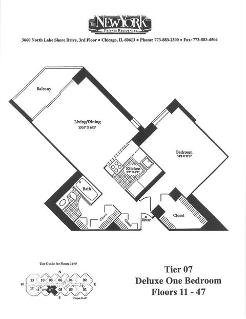 Tiny photo for 3660 N Lake Shore Drive #1407, Chicago, IL 60613 (MLS # 12448772)