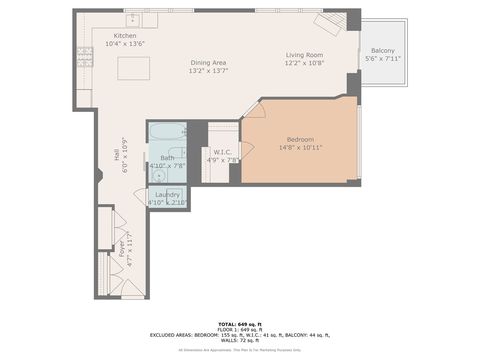 Tiny photo for 1528 S Wabash Avenue #606, Chicago, IL 60605 (MLS # 12494092)