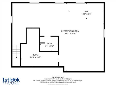 Tiny photo for 406 N Park Drive, Glenwood, IL 60425 (MLS # 12594887)