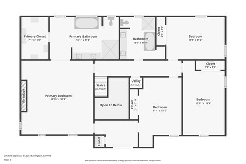Tiny photo for 27625 W Kazimour Drive, Lake Barrington, IL 60010 (MLS # 12514071)