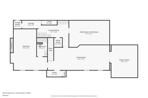 Tiny photo for 27625 W Kazimour Drive, Lake Barrington, IL 60010 (MLS # 12514071)