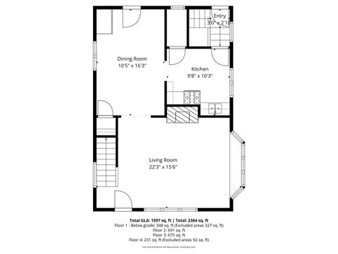 Tiny photo for 415 Blackhawk Street, Aurora, IL 60506 (MLS # 12519304)