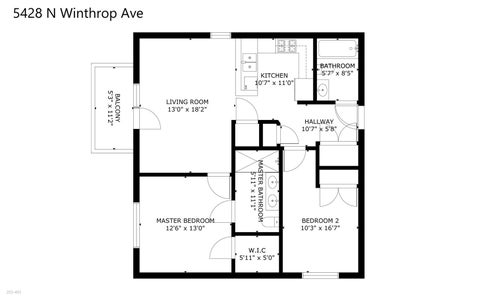 Tiny photo for 5428 N Winthrop Avenue #203, Chicago, IL 60640 (MLS # 12754767)