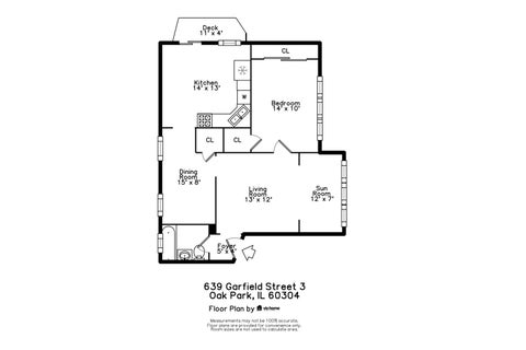 Tiny photo for 639 Garfield Street #3, Oak Park, IL 60304 (MLS # 12733551)