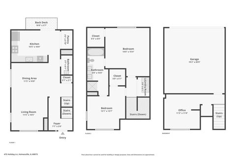 Tiny photo for 475 Holiday Lane, Hainesville, IL 60073 (MLS # 12797224)