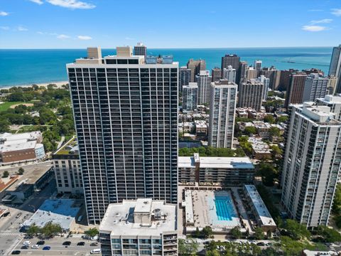 Photo of 1560 N SANDBURG Terrace #2708J, Chicago, IL 60610 (MLS # 12658027)