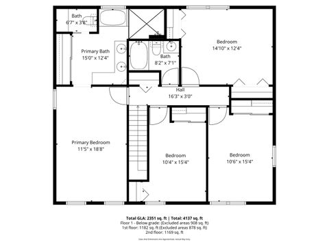 Tiny photo for 825 Evergreen Avenue, Glen Ellyn, IL 60137 (MLS # 12541287)
