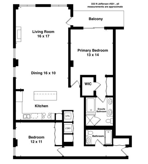 Tiny photo for 333 N Jefferson Street #501, Chicago, IL 60661 (MLS # 12583648)