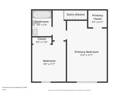 Tiny photo for 225 Foxhead Court #B, Bolingbrook, IL 60440 (MLS # 12612396)