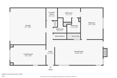 Tiny photo for 1086 BIRCH Lane #39R, Romeoville, IL 60446 (MLS # 12504995)