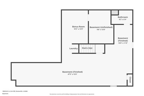 Tiny photo for 1086 BIRCH Lane #39R, Romeoville, IL 60446 (MLS # 12504995)