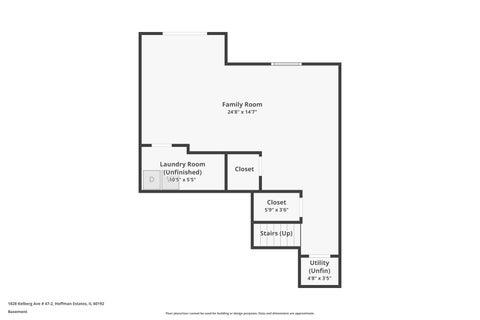 Tiny photo for 1828 Kelberg Avenue #47-2, Hoffman Estates, IL 60192 (MLS # 12793515)