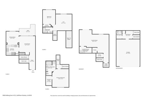 Tiny photo for 1828 Kelberg Avenue #47-2, Hoffman Estates, IL 60192 (MLS # 12793515)