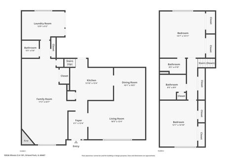 Tiny photo for 10536 Illinois Court, Orland Park, IL 60467 (MLS # 12603470)