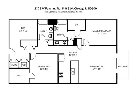 Tiny photo for 2323 W Pershing Road #616, Chicago, IL 60609 (MLS # 12751360)